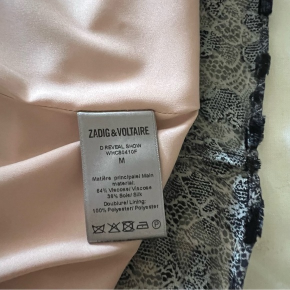 Zadig & Voltaire D Reveal Dress in Noir - Picture 15 of 16